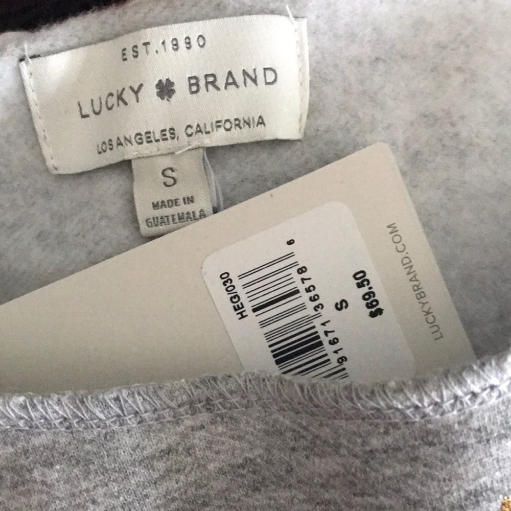 🔥2X HP🔥 NWT Lucky Brand Def Leppard  sweatshirt - Picture 5 of 8